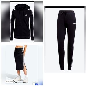 3 Piece Adidas Set Skirt (XS), Jogger (XS), Jacket (S)